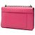 Borsa a tracolla con patta e catena Prada Saffiano Lux Lock Rosa - vista 2
