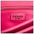 Borsa a tracolla con patta e catena Prada Saffiano Lux Lock Rosa - vista 5