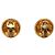Orecchini a clip Chanel placcati oro con logo strass D'oro - vista 2