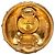 Orecchini a clip Chanel placcati oro con logo strass D'oro - vista 3