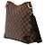 Borsa a tracolla Louis Vuitton Damier Ebene Odeon MM Marrone - vista 2