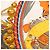 Foulard di seta Hermès Caparacons De La France Et De L Inde Giallo 90 - vista 6