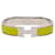 Yellow Hermès Narrow Enamel Clic H Bracelet GM  - view 1