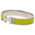 Yellow Hermès Narrow Enamel Clic H Bracelet GM  - view 2