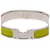 Yellow Hermès Narrow Enamel Clic H Bracelet GM  - view 4