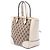 Borsa Satchel Bree Small GG Canvas Bianca Gucci Bianco - vista 2
