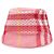Cappello Bucket in maglia Burberry Nova Check Rosa e Multicolor Dimensione US M