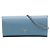 Borsa a tracolla Prada Saffiano Blue con portafoglio e catena