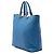 Borsa Tote Satchel Aperta Convertibile Prada Vitello Daino Blu - vista 2