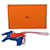 Blue Hermès Milo Lambskin and Swift Grigri Rodeo Pegase Bag Charm PM Key Chain  - view 5