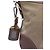 Borsa a tracolla Prada in tela Canapa logo beige - vista 5