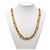Collana lunga a catena con stazioni Chanel CC placcata oro D'oro - vista 5