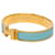 Bracelete Clic H GM estreito em esmalte azul Hermès  - vista 2