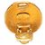 Orecchini a clip rotondi Chanel CC placcati oro D'oro - vista 3