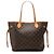 Borsa Tote Louis Vuitton Monogram Neverfull MM Marrone