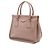 Prada Saffiano Lucido Top Handle Frame Tote Braun - Ansicht 2