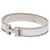 White Hermès Narrow Enamel Clic H Bracelet PM  - view 2