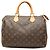 Borsa Boston Louis Vuitton Monogram Speedy 30 Marrone