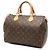Borsa Boston Louis Vuitton Monogram Speedy 30 Marrone - vista 2