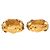 Orecchini a clip a cerchio intrecciato placcati oro Chanel Gold D'oro - vista 2