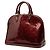 Borsa Louis Vuitton Monogram Vernis Alma PM rossa Rosso - vista 2