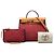 Borsa Hermès Toile Herbag Zip 31 rossa Rosso - vista 10