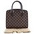 Borsa Triana in Damier Ebene marrone Louis Vuitton - vista 9