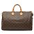Borsa Boston Louis Vuitton Monogram Speedy 40 Marrone