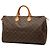 Borsa Boston Louis Vuitton Monogram Speedy 40 Marrone - vista 2