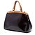 Borsa Satchel Louis Vuitton Monogram Vernis Brea MM Viola Porpora - vista 2