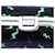 Clutch Prada Universal Studios Leather Thunder Frankenstein nera con catena e tracolla Nero - vista 5