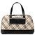 Borsa a mano Burberry Nova Check in tela beige