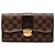 Cartera Louis Vuitton Damier Ebene Sistina Marrón Castaño