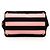 Borsa Satchel Prada Large Canvas Canapa Righe Striped Rosa - vista 3