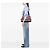 Borsa Satchel Prada Large Canvas Canapa Righe Striped Rosa - vista 7