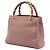 Borsa Gucci Small Bamboo Shopper in pelle di vitello marrone - vista 2