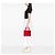 Borsa Lady Dior Medium in vernice rossa Dior Rosso - vista 6