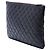 Clutch Chanel Large Quilted Lambskin O Case Nera Nero - vista 2