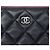 Clutch Chanel Large Quilted Lambskin O Case Nera Nero - vista 5