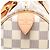 Borsa Boston Louis Vuitton Damier Azur Speedy 25 Bianca Bianco - vista 5