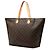 Borsa Tote Louis Vuitton Monogram All-In MM Marrone - vista 2