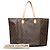 Borsa Tote Louis Vuitton Monogram All-In MM Marrone - vista 7