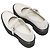 Hermès White Hermes Leather Platform Mary Janes Size 38 - view 3