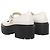 Hermès White Hermes Leather Platform Mary Janes Size 38 - view 4