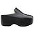 JW Anderson Leder-Plateau-Clogs Schwarz Größe 40