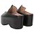 JW Anderson Leder-Plateau-Clogs Schwarz Größe 40 - Ansicht 4