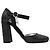 Sapatos de salto com tira no tornozelo Prada em glitter preto Tamanho 37.5