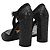 Sapatos de salto com tira no tornozelo Prada em glitter preto Tamanho 37.5 - vista 4