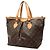 Borsa Satchel Louis Vuitton Monogram Palermo PM Marrone - vista 2