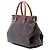 Borsa Satchel Louis Vuitton Monogram Pallas MM Marrone - vista 2